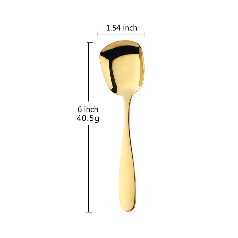 DOBUYOO Stianless Steel Soup Spoon, Table Spoon, Set of 8 (multicolor) - Image 3